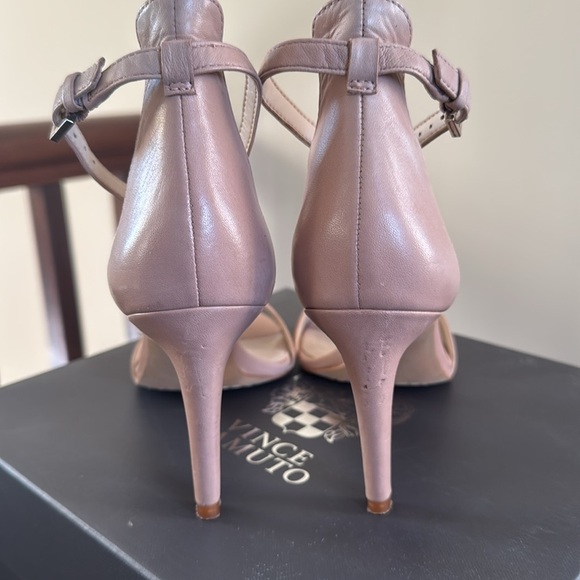Vince Camuto Court light pink open toe ankle strap, heels, stilettos sandals 6.5 - Picture 8 of 15